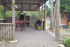 BBQ in the outdoor pavillion